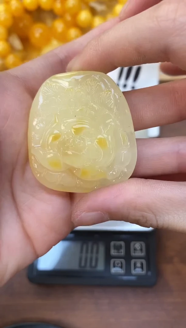 裸石琥珀未镶嵌天然琥珀蜜蜡