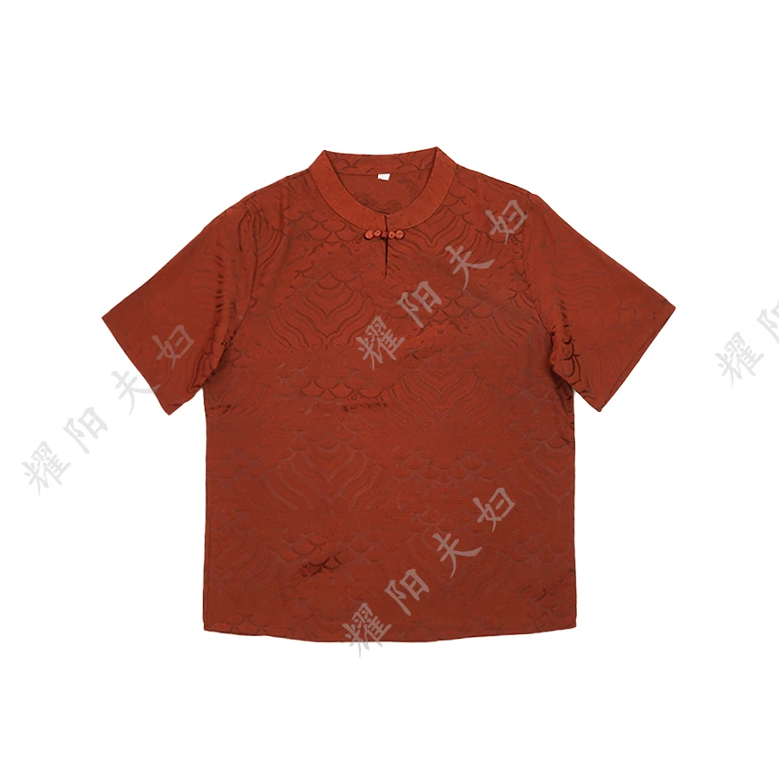 N202【锦悦】新中式新款国风减龄小衫时尚复古盘扣显瘦气质女士上衣