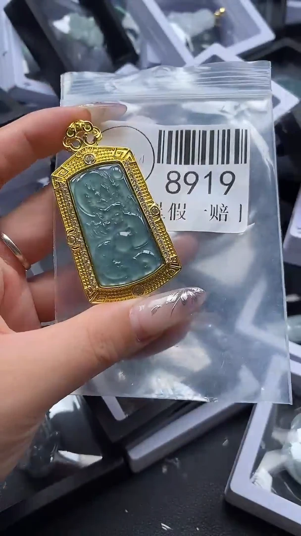 吊坠(不含链)未镶嵌翡翠8919