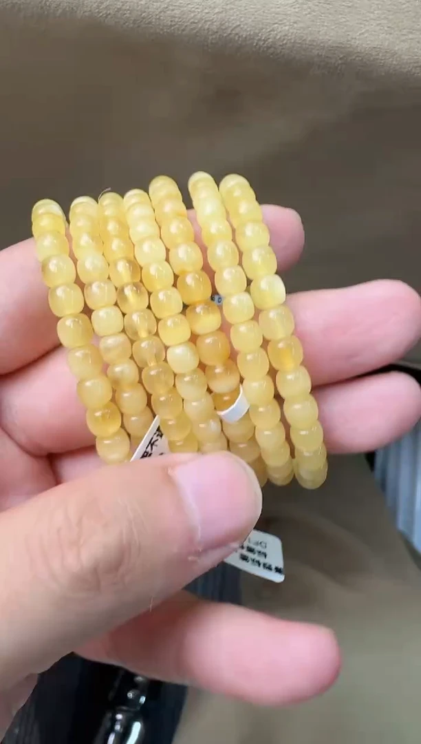 手串蜜蜡未镶嵌蜜蜡手串多样性发货发其一