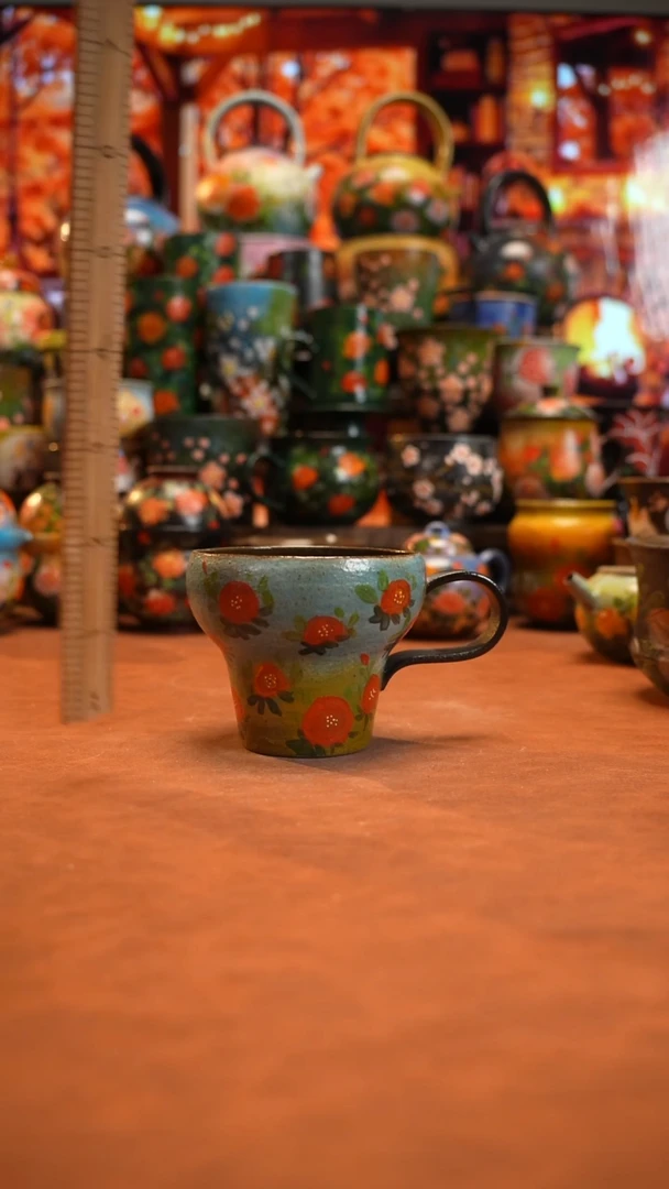 油画   釉下彩   杯子