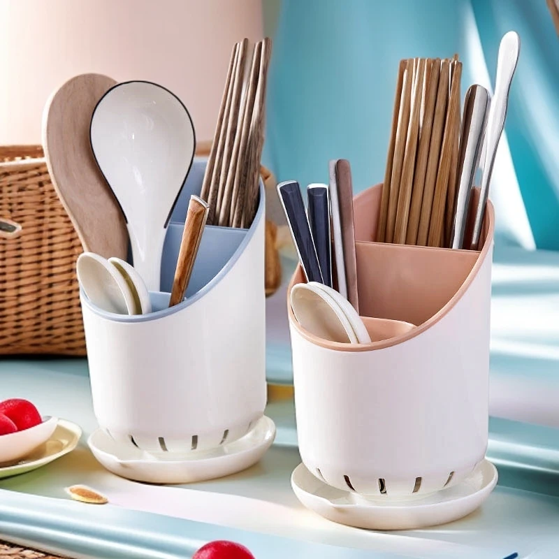 【1个】居家日用品新人福利专享多功能餐具创意筷子勺子筒沥水