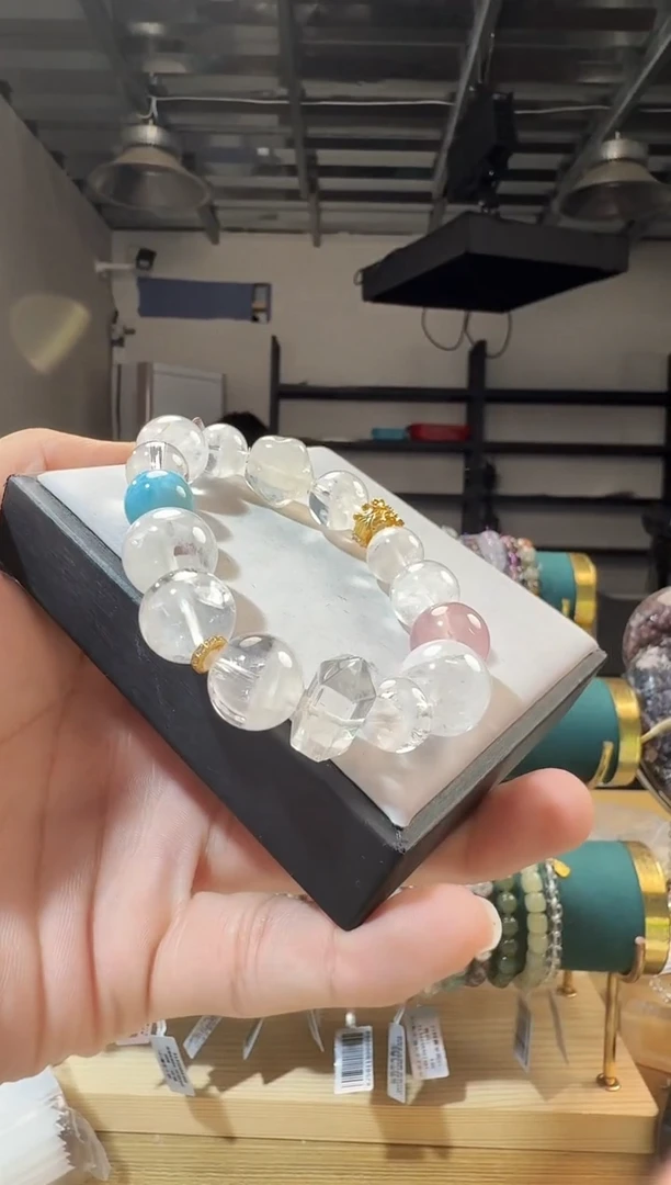 未镶嵌手链水晶晶7619 约11-15mm