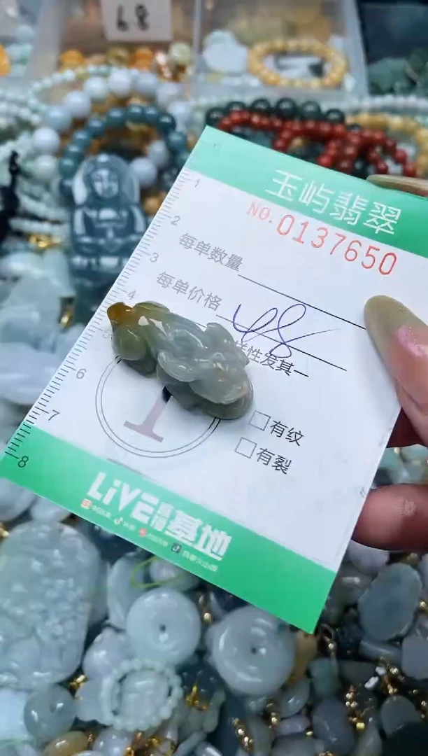 翡翠未镶嵌颈饰闪购0137650