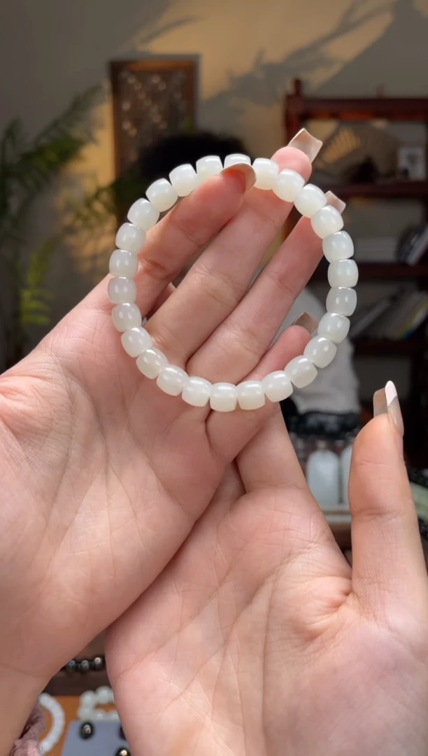 未镶嵌手串和田玉天泰7-8直