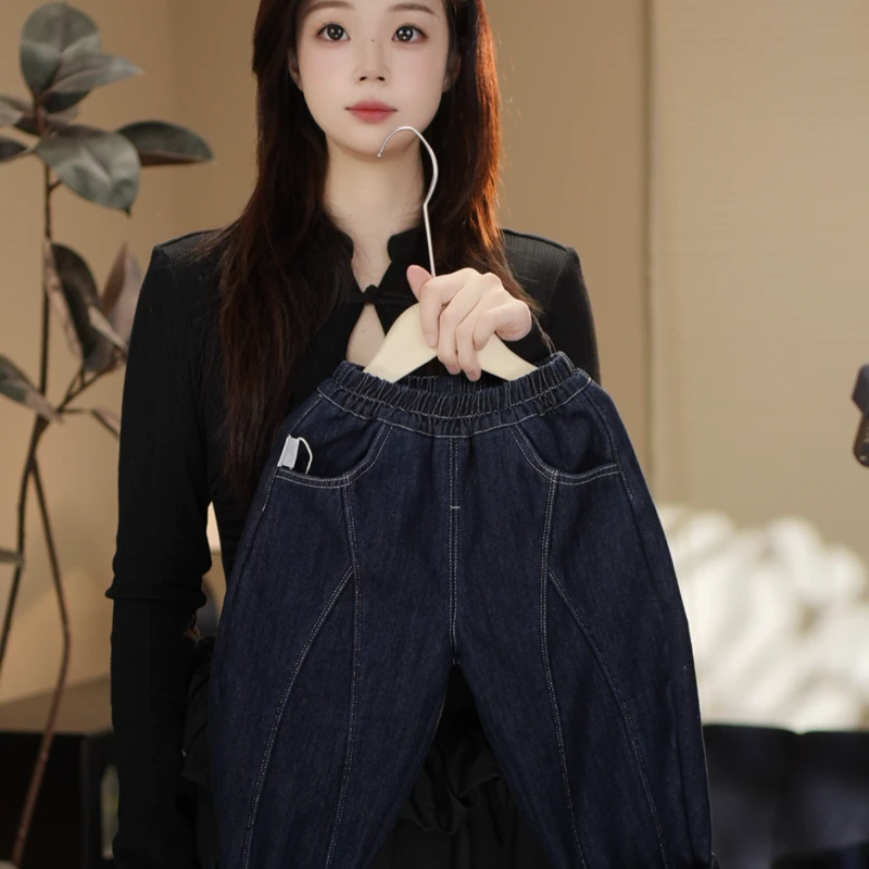 【现货】2025加绒加厚潮流新款加厚保暖裤男童女童裤子92005