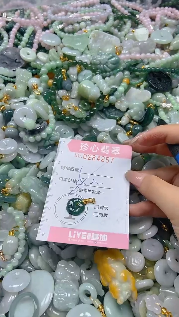 翡翠未镶嵌颈饰闪购0284257多样性发其一