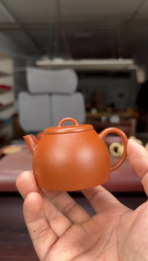 茶壶紫砂半手工小红泥120毫升