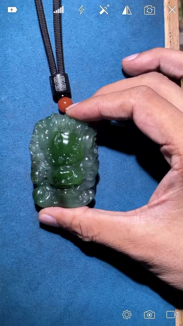 未镶嵌和田玉把件BH1697   白泽