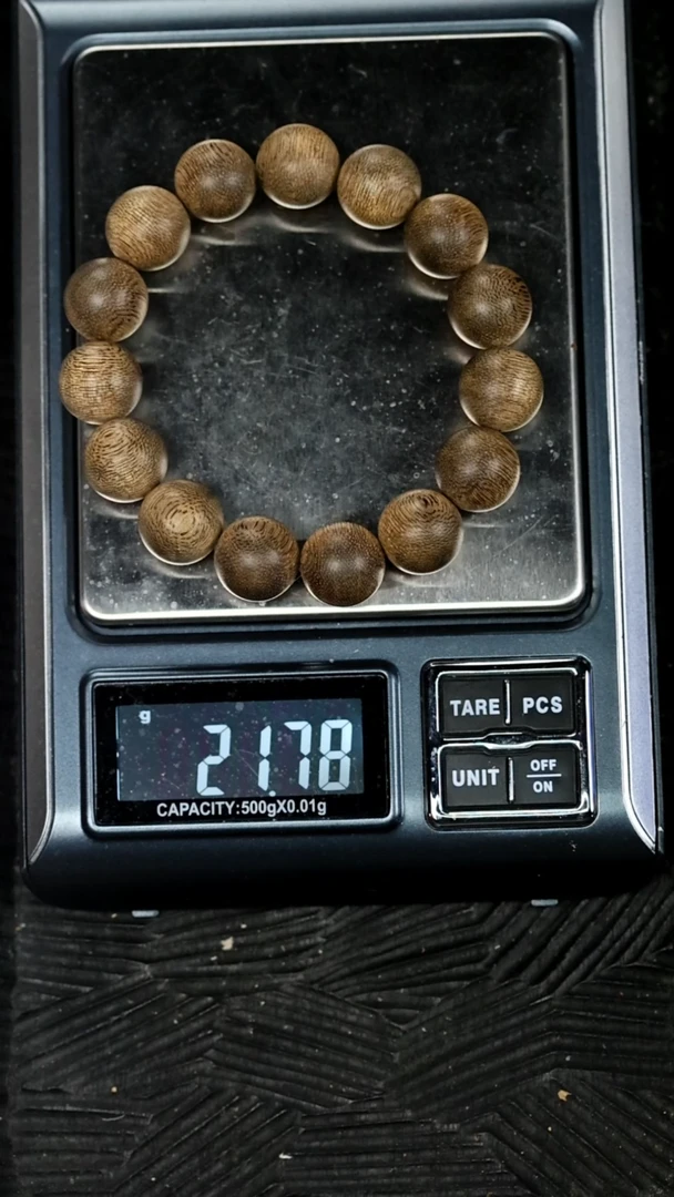 【闪购商品】沉香手串柬埔寨沉香15.4mm重21.77克