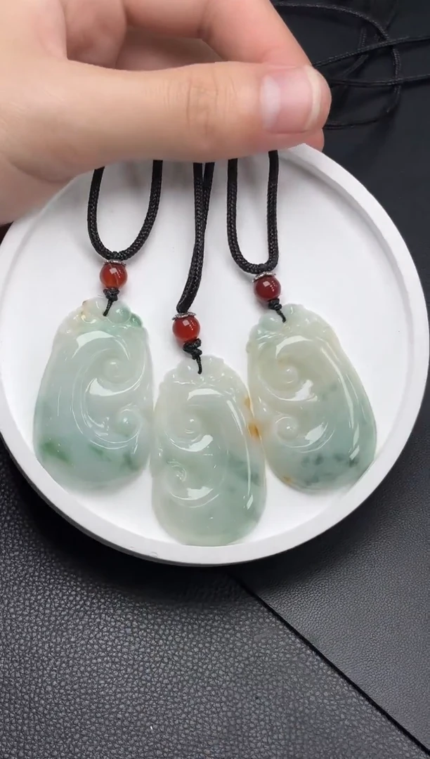 未镶嵌挂件翡翠如意/多样性发一件