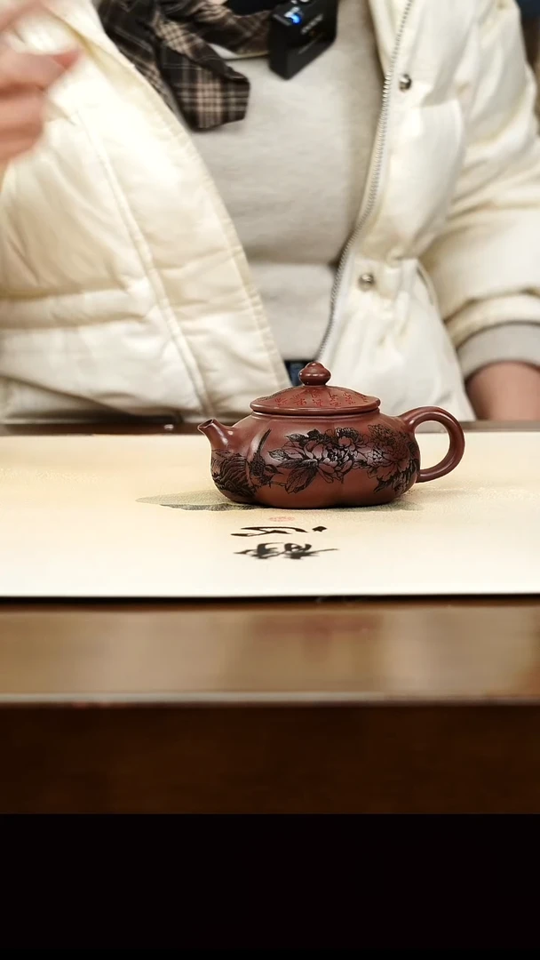 茶壶紫砂宜兴紫砂壶孤品