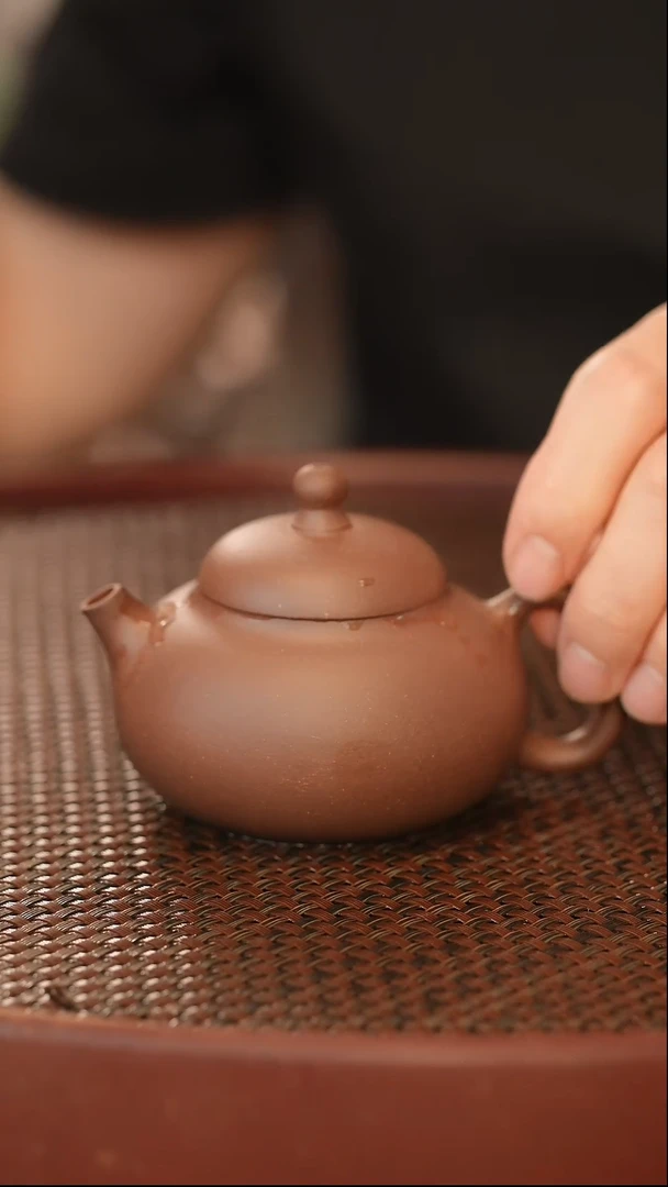 茶壶紫砂原矿手工紫砂壶140cc