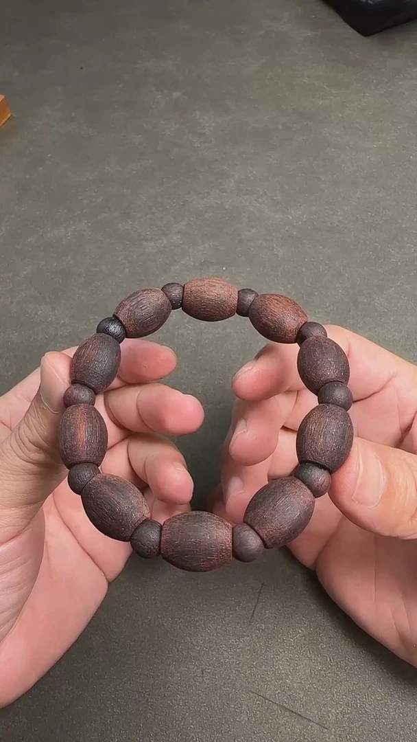 降真香手串/手链琳*13x16黄油麻丝