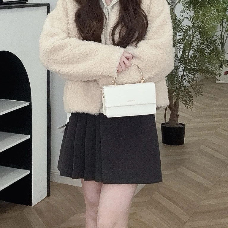 【微胖】IEF/爱依服2025常规款女冬季宽松型秋冬半身裙