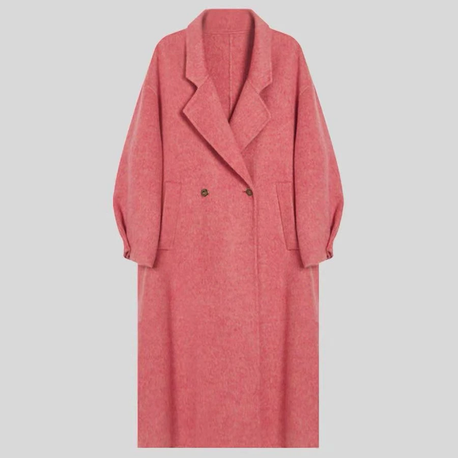 【撤柜样品】DJ375秋冬季气质百搭大衣外套