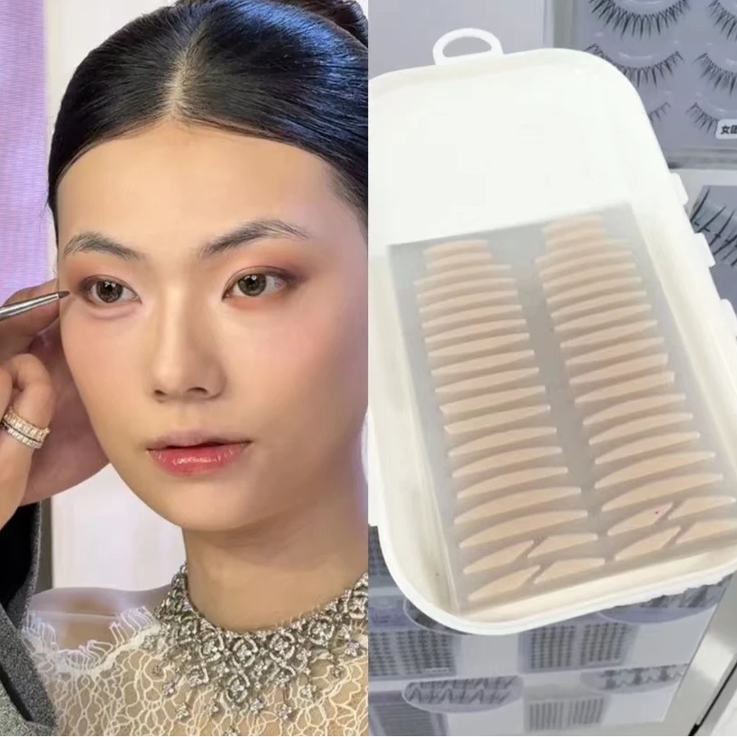 全家福双眼皮贴隐形混装哑光无痕蕾丝化妆师推荐双眼皮贴