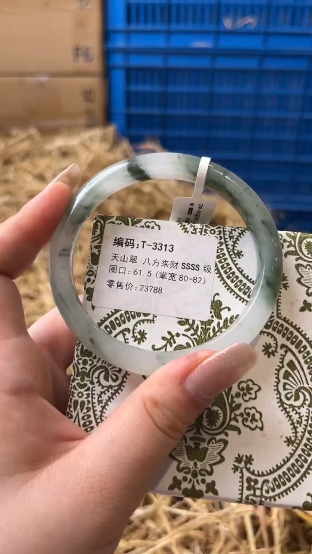 未镶嵌手镯石英质玉T-3313