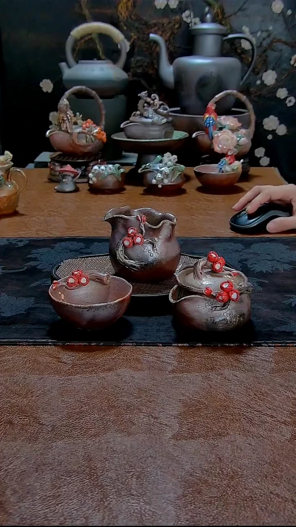 黄老师红梅宝瓶三件套