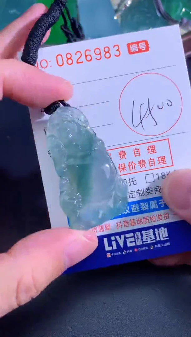 颈饰未镶嵌翡翠天然A货翡翠