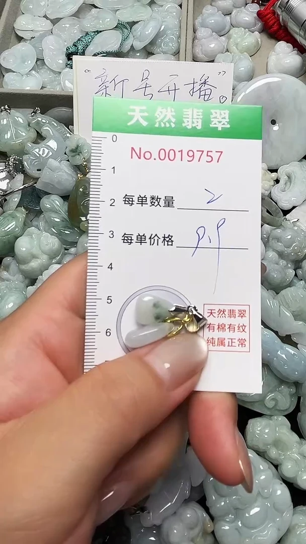 翡翠未镶嵌吊坠(不含链)9757