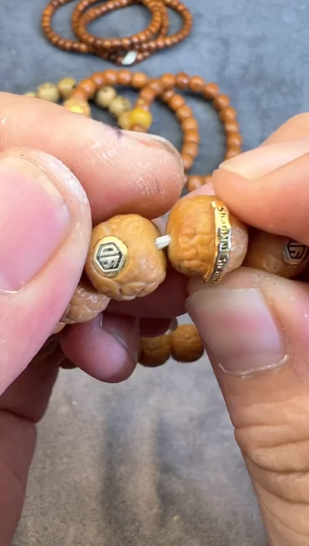 【闪购商品】猴头核桃吊坠猴头手串1