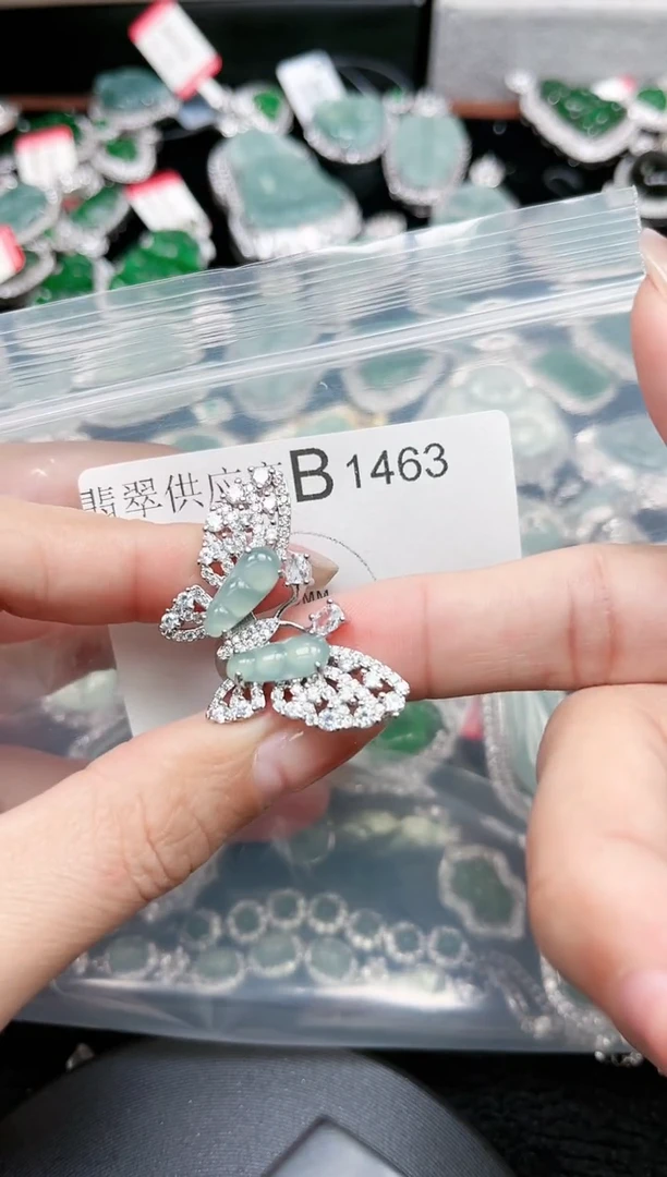 【闪购商品】翡翠颈饰未镶嵌1463赠皮绳