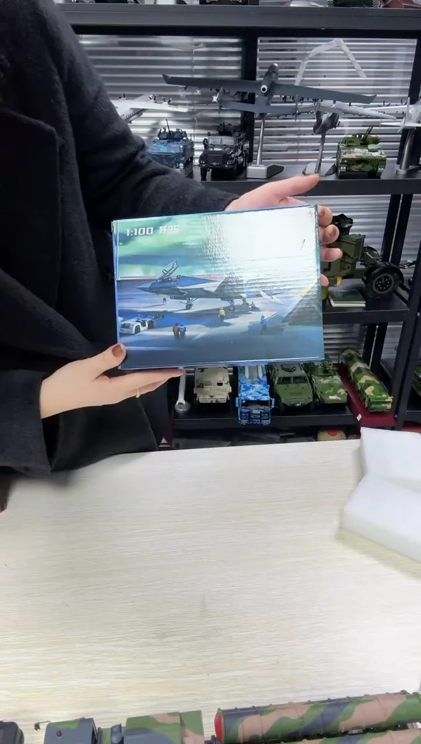 1/100歼35舰载机合金模型一个