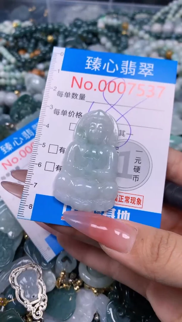 【闪购商品】翡翠颈饰未镶嵌含绳0007537