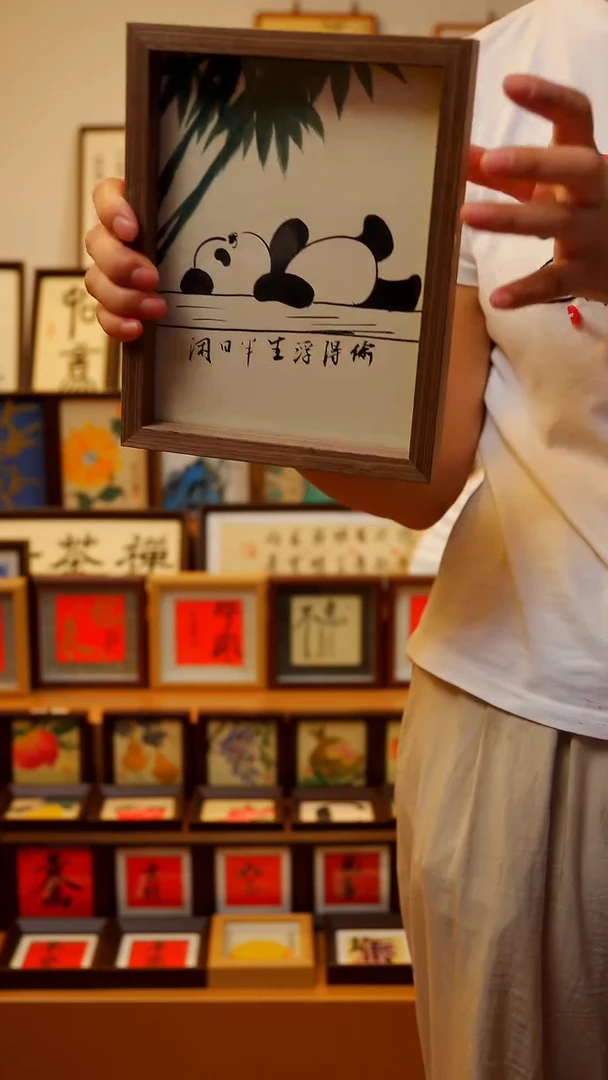 国画8寸手绘国画多样性 515