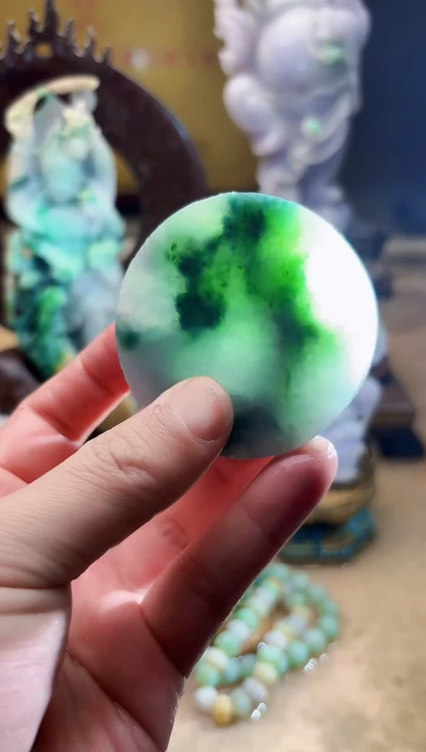 未镶嵌挂件翡翠A货张麦9855