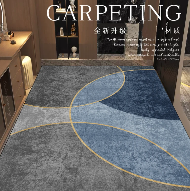 墨以-232【100x120】硅藻泥门口地垫进门入户耐脏防滑垫家用