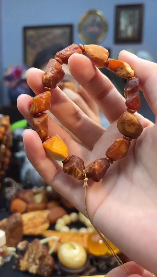 手串琥珀未镶嵌手串