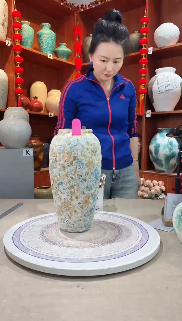 【闪购商品】瓶陶瓷花瓶 无花 微瑕a371