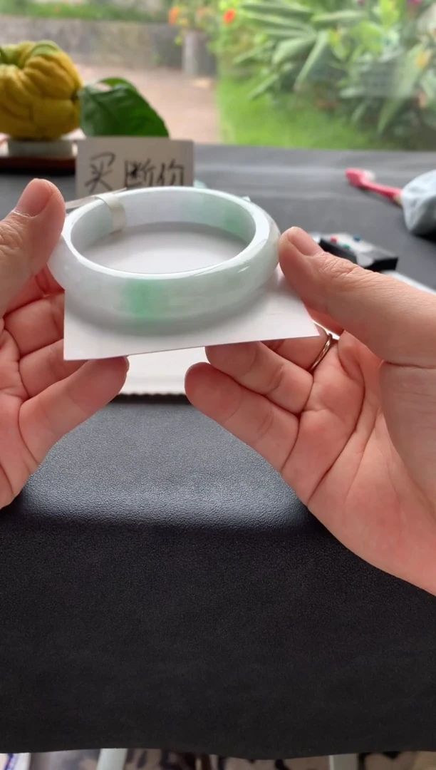 未镶嵌手镯翡翠57.2正圈买断A9223