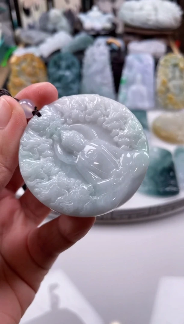 【闪购商品】翡翠颈饰未镶嵌天然缅甸A货翡翠98