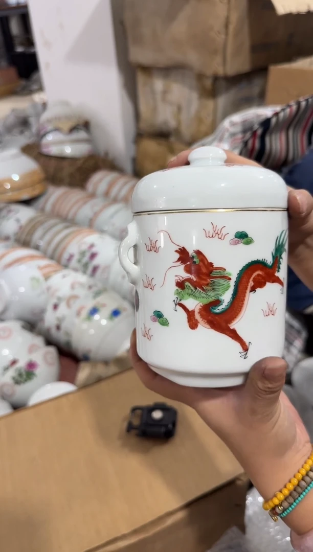 摆件糖罐茶叶罐有瑕请慎拍