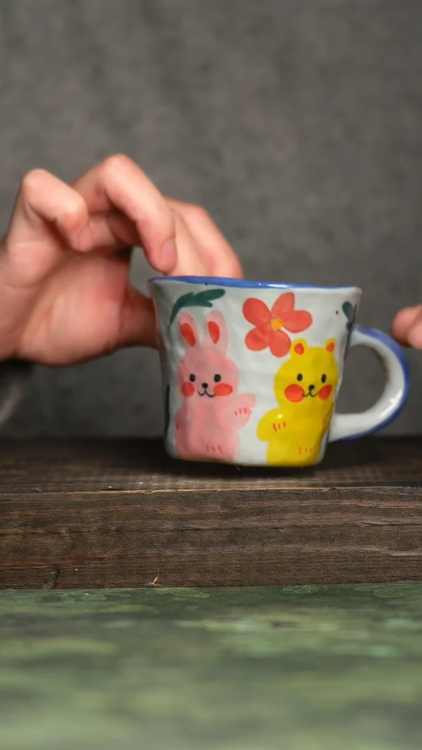 【闪购商品】杯青诗手工手绘瓷器