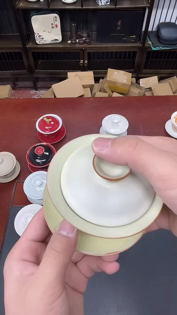 茶具临时链接瓷盖碗