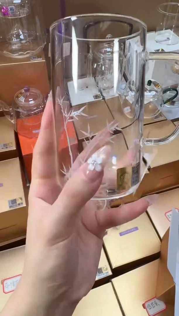 @@禾器清简杯节节高升透明色