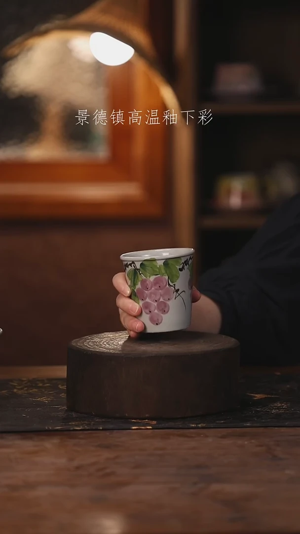 陶瓷景德镇高温釉下手绘陶瓷165