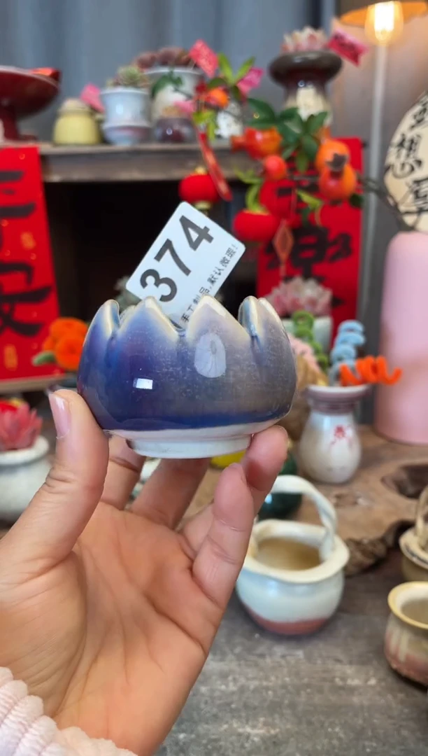 【闪购商品】摆件374知木小芳花盆