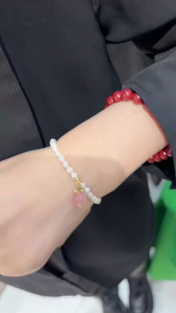 纯铜石英石8 时尚手串