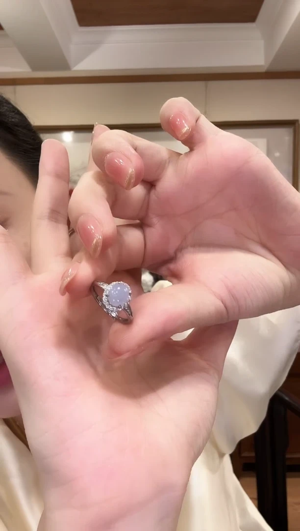 翡翠银S925镶嵌颈饰国风