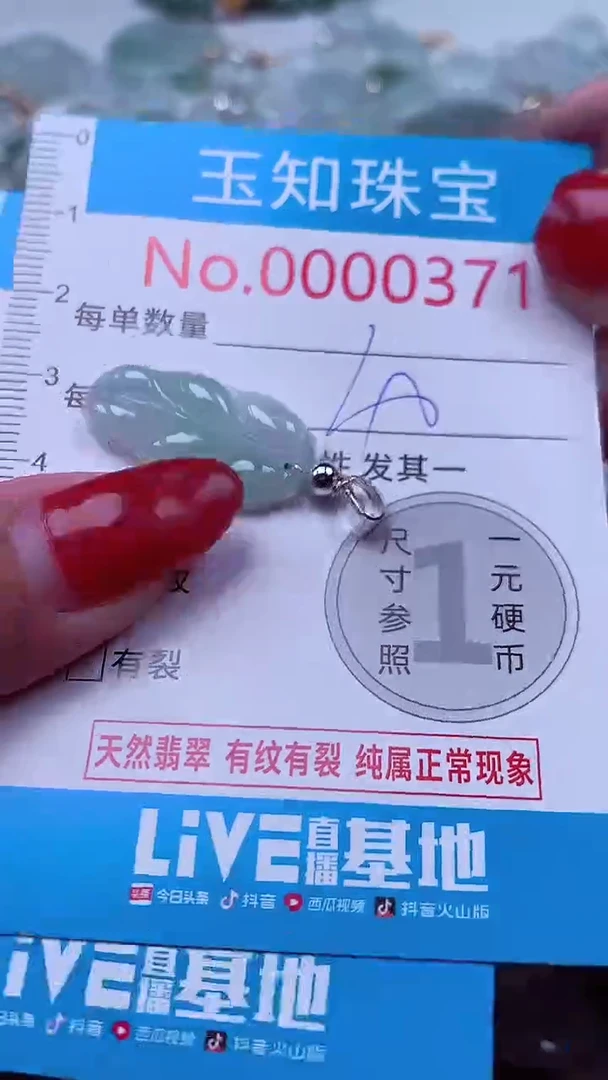 吊坠(不含链)未镶嵌翡翠371