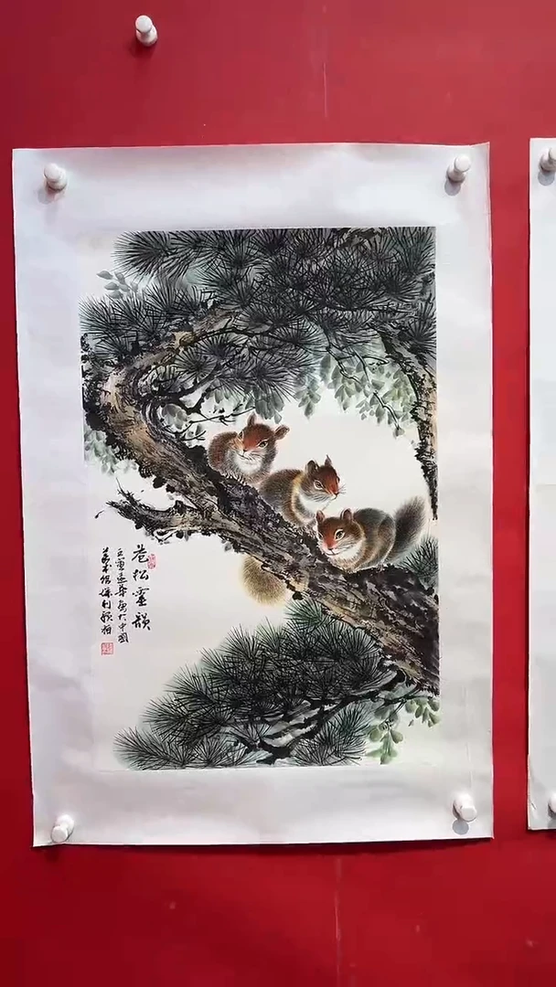 国画画家陆远华纯手绘原作