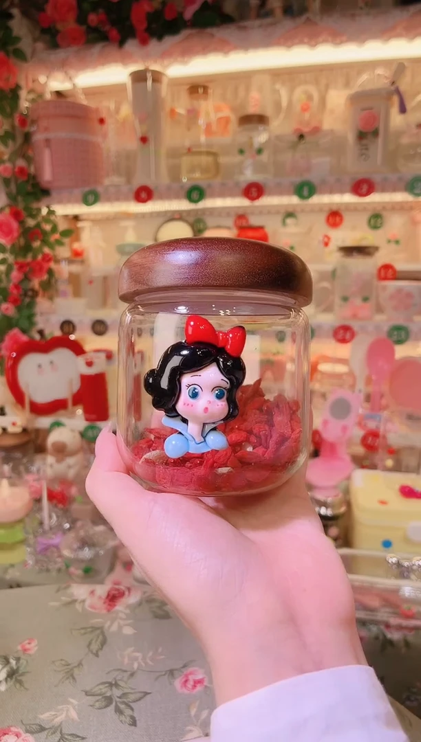 摆件品质好发货快放心拍！白雪公主密封罐