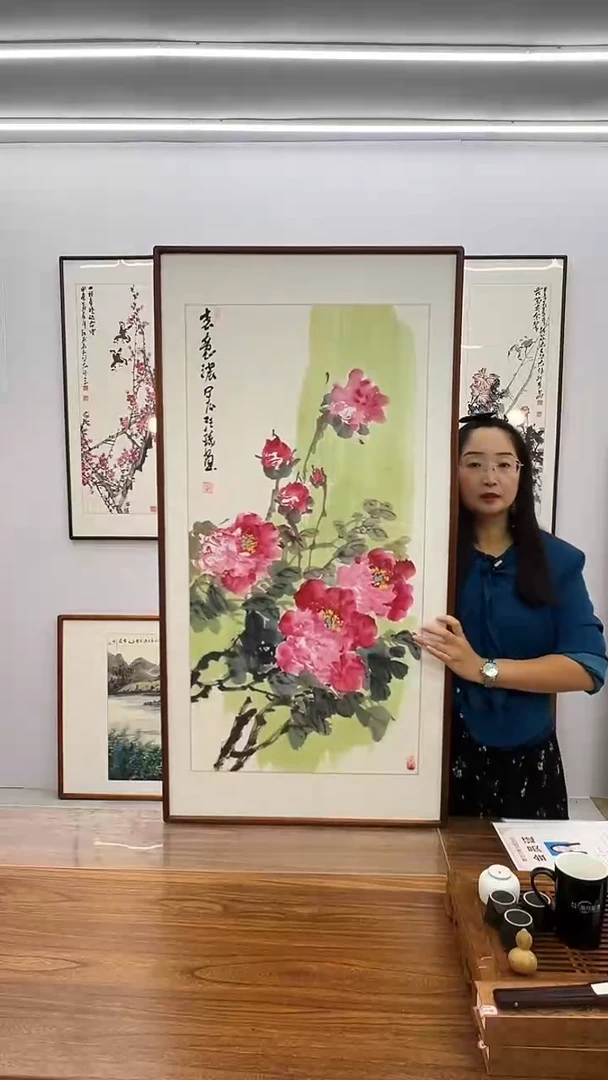 国画汪琼 120*60 春意浓