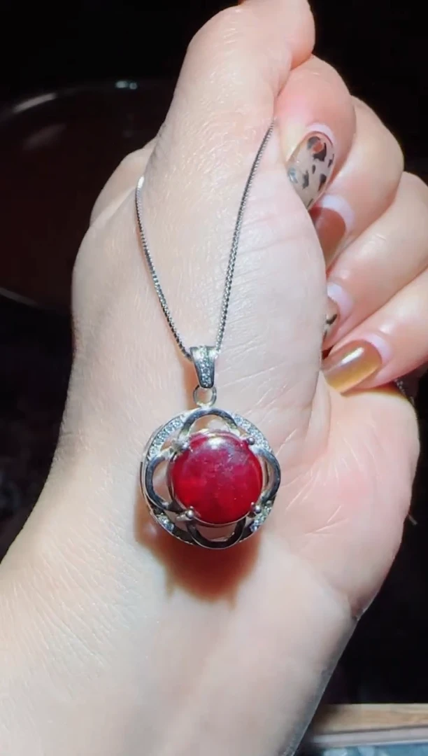 天然辰砂朱砂吊坠54