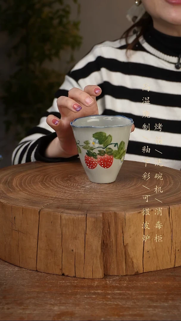 碗瓷景德镇手工手绘高温瓷釉下彩